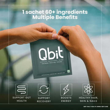 Qbit daily health nutritional drink - all in one supplement